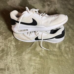 Nike Air Max White with Black Accents
